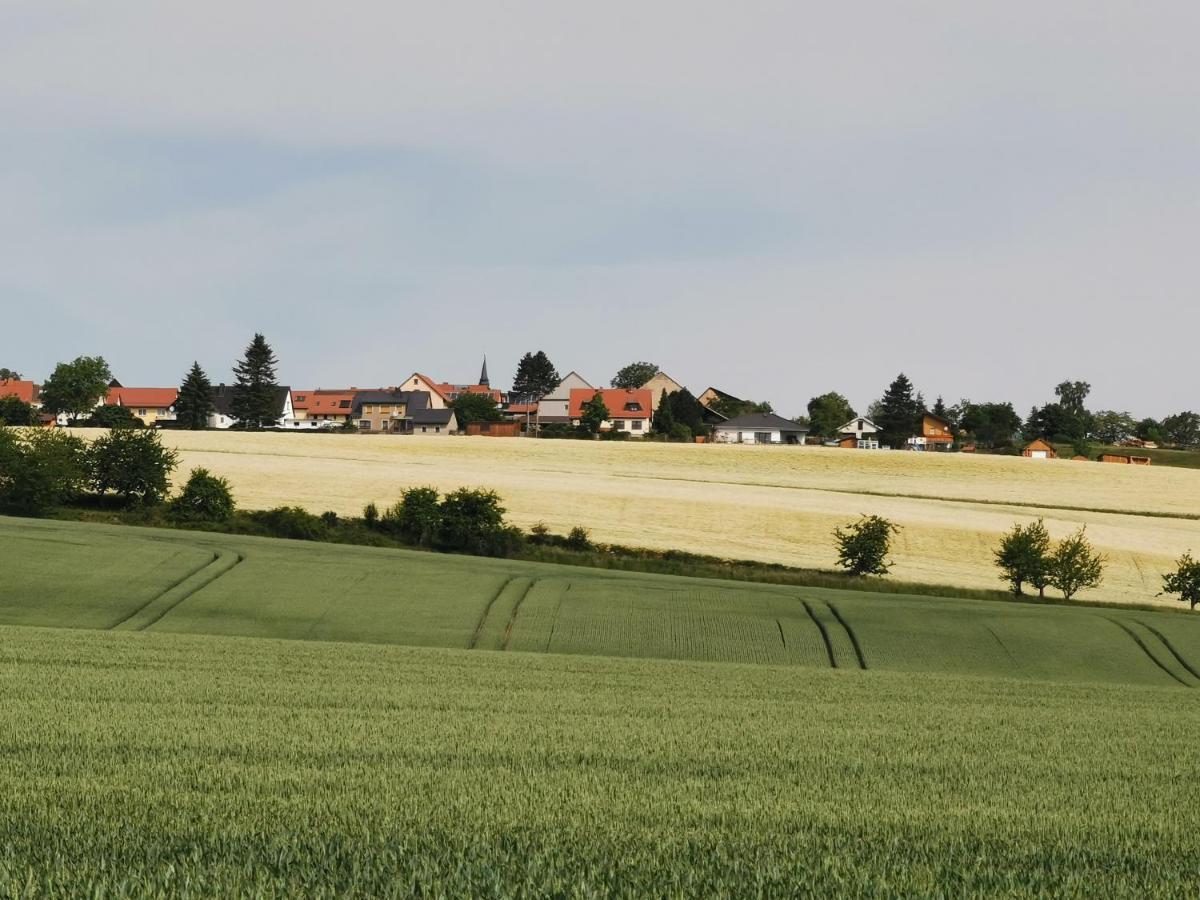 Ferienwohnung "Am Saalehaken" Gossitz Kültér fotó