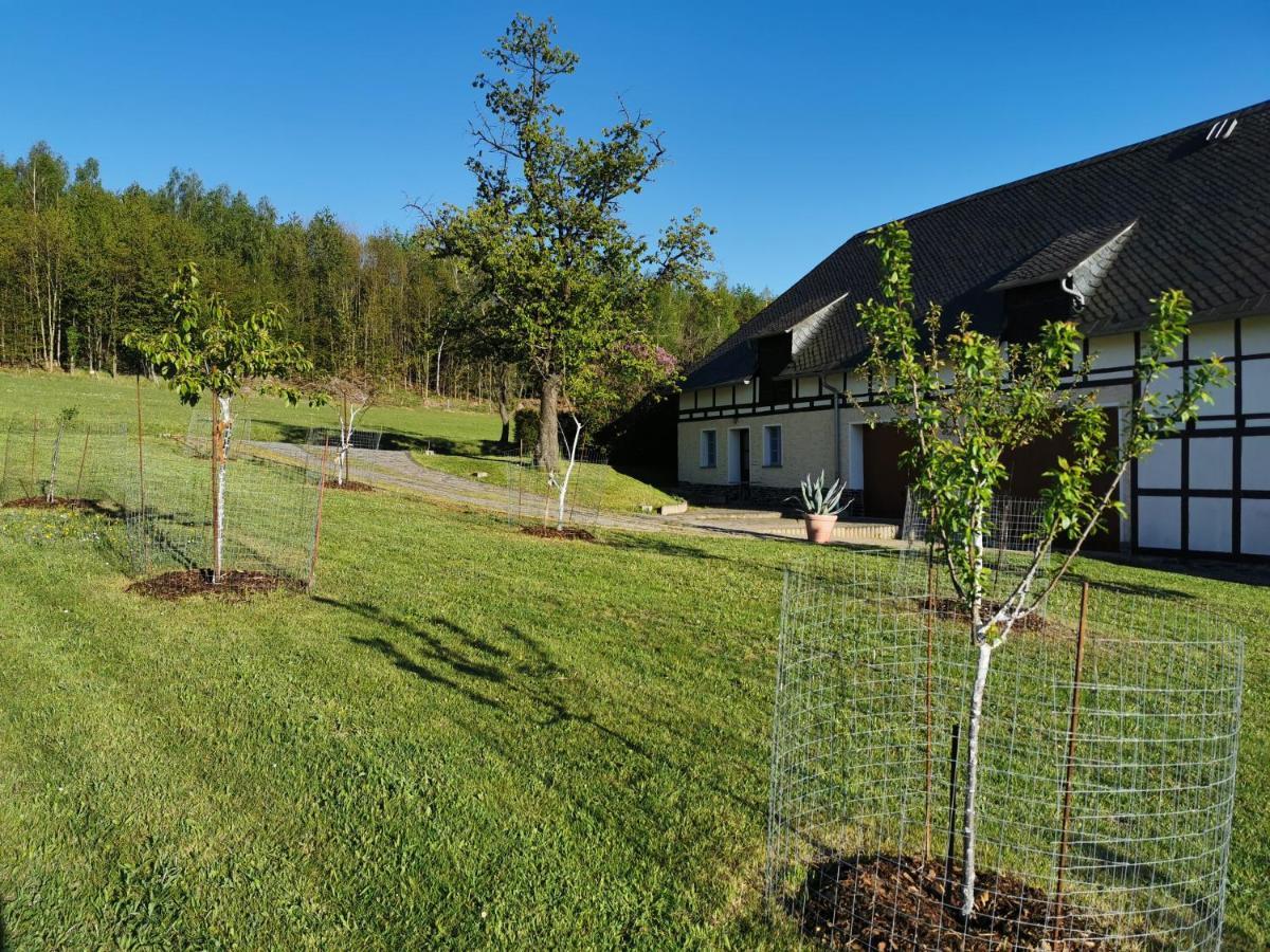 Ferienwohnung "Am Saalehaken" Gossitz Kültér fotó